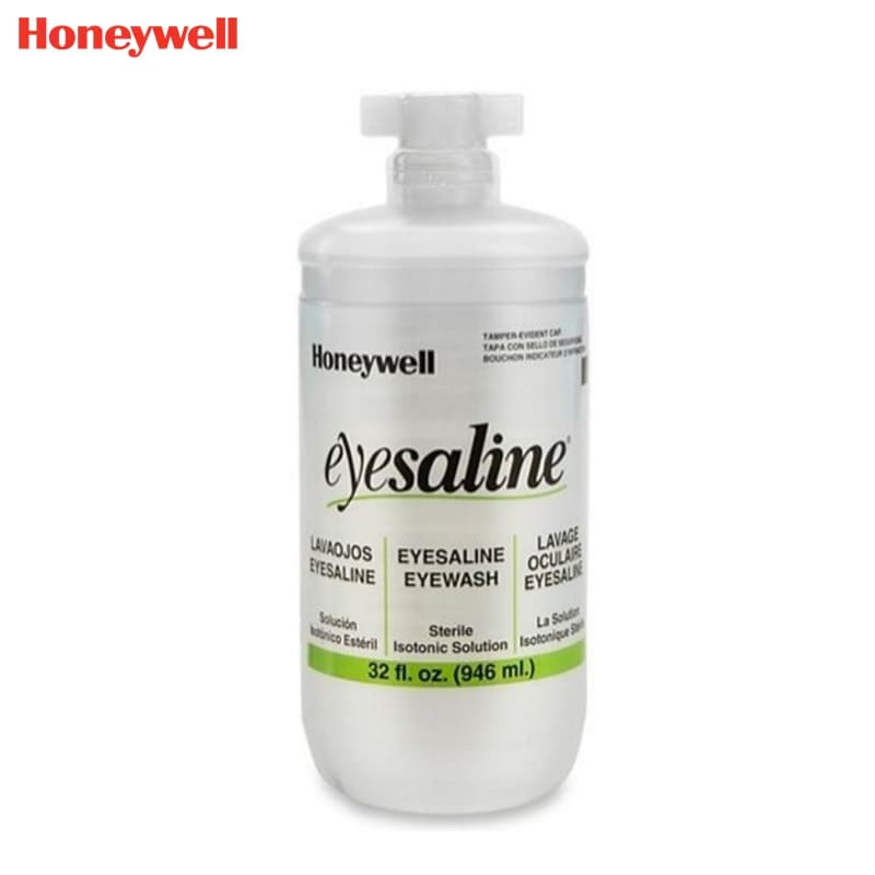 霍尼韦尔（Honeywell） 32-000455-0000 Eyesaline 瓶装洗眼液 (32盎司、单瓶洗眼液)